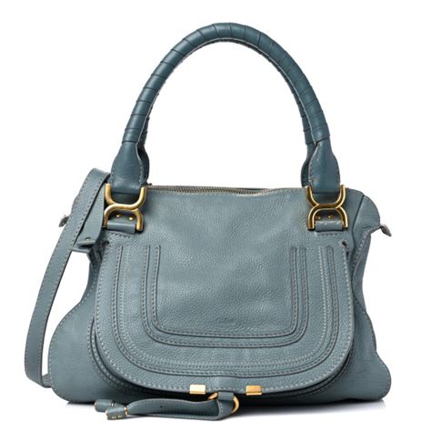 chloe marcie cloudy blue|Marcie Double Carry Bag In Cloudy Blue Calfskin .